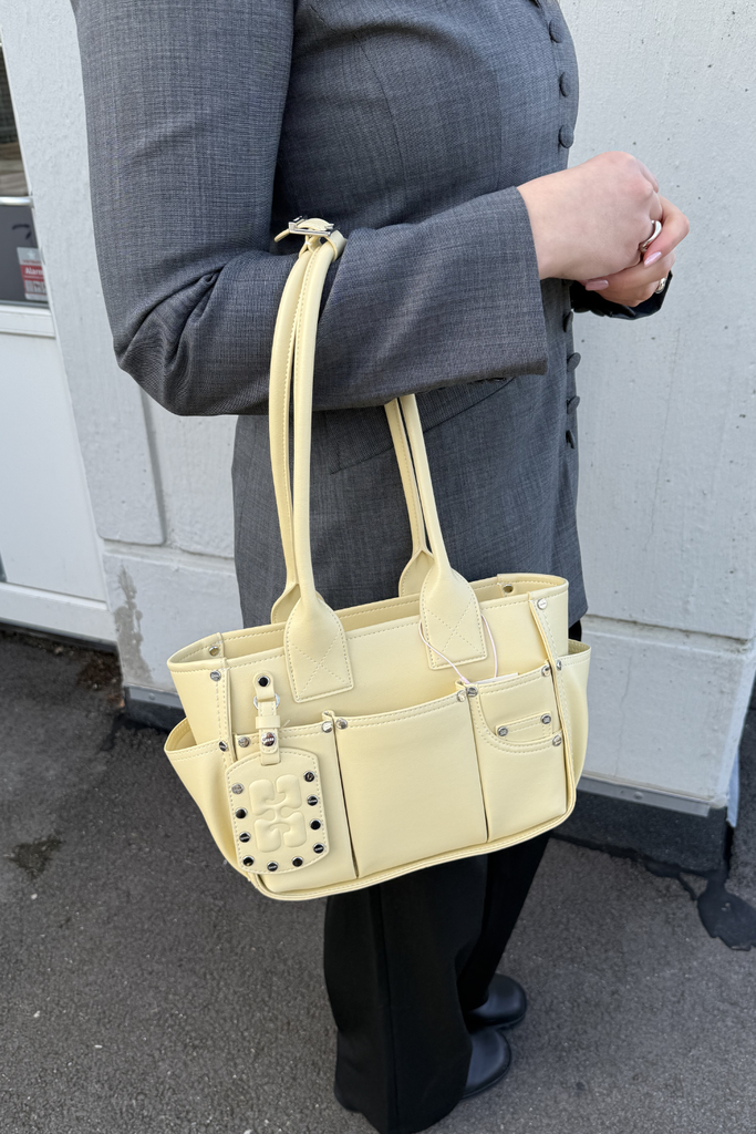 Posy Small B2110072 - Yellow Cream - GANNI