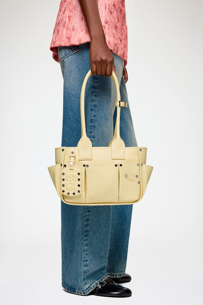 Posy Small B2110072 - Yellow Cream - GANNI