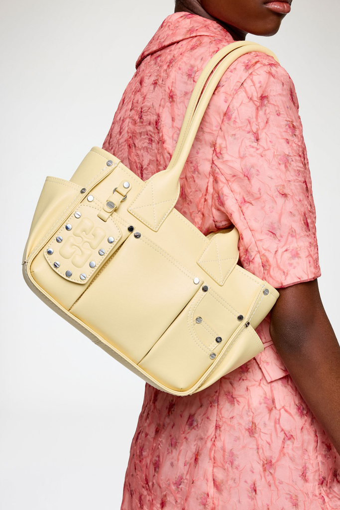 Posy Small B2110072 - Yellow Cream - GANNI