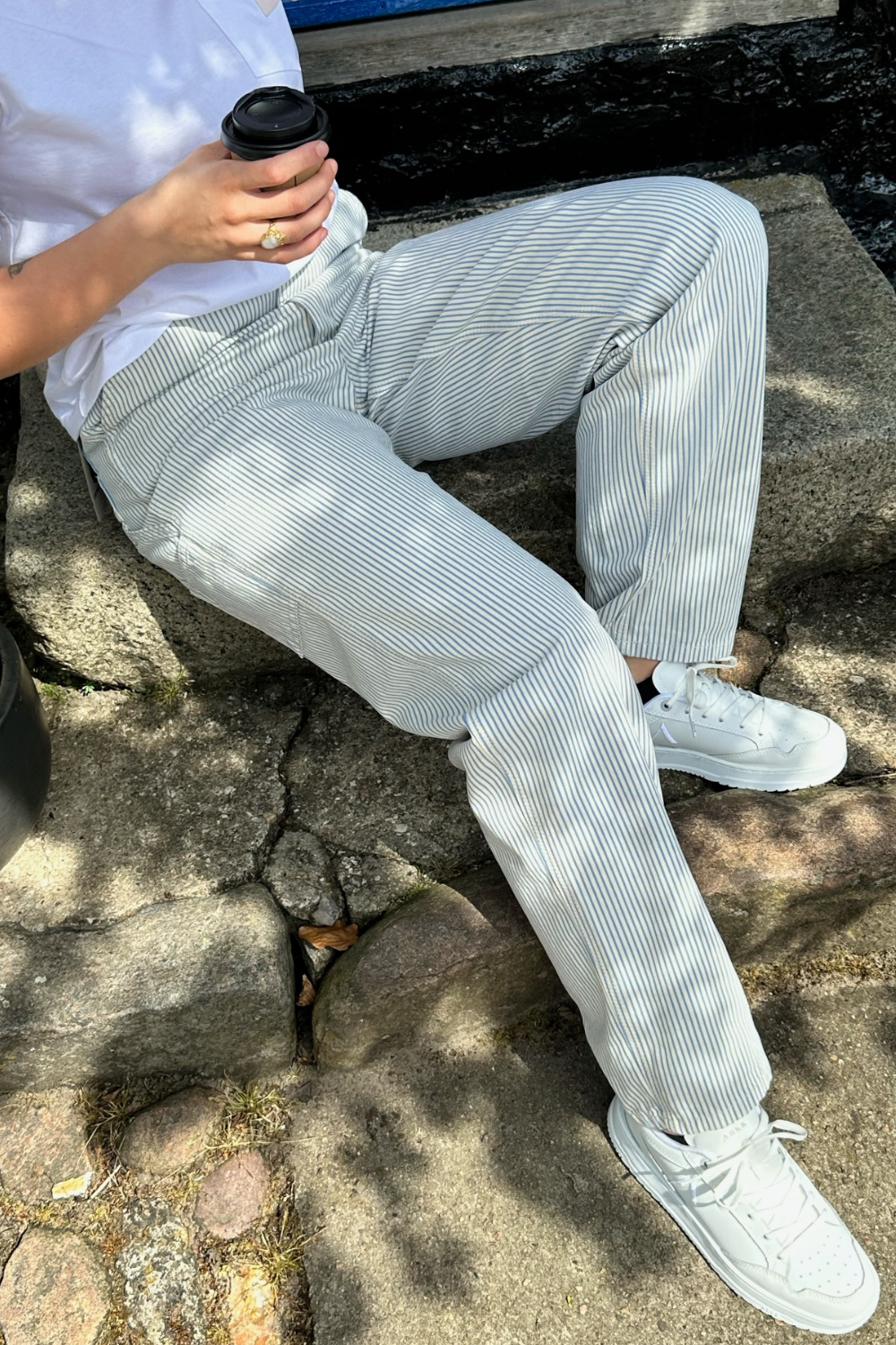 W' Terrell SK Pant - Hickory Stripe Wax/Bleach - Carhartt WIP