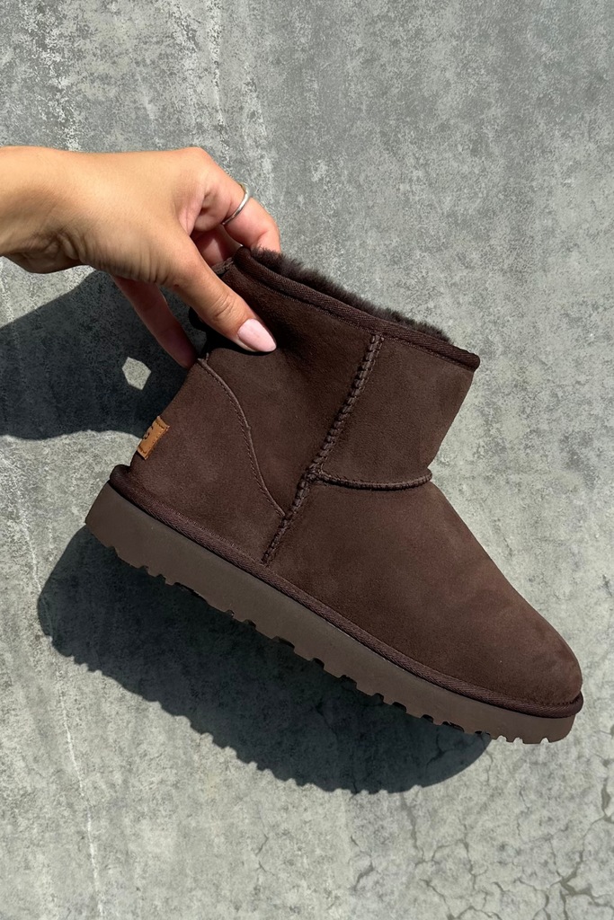 W Classic Mini Boots - Chocolate - UGG