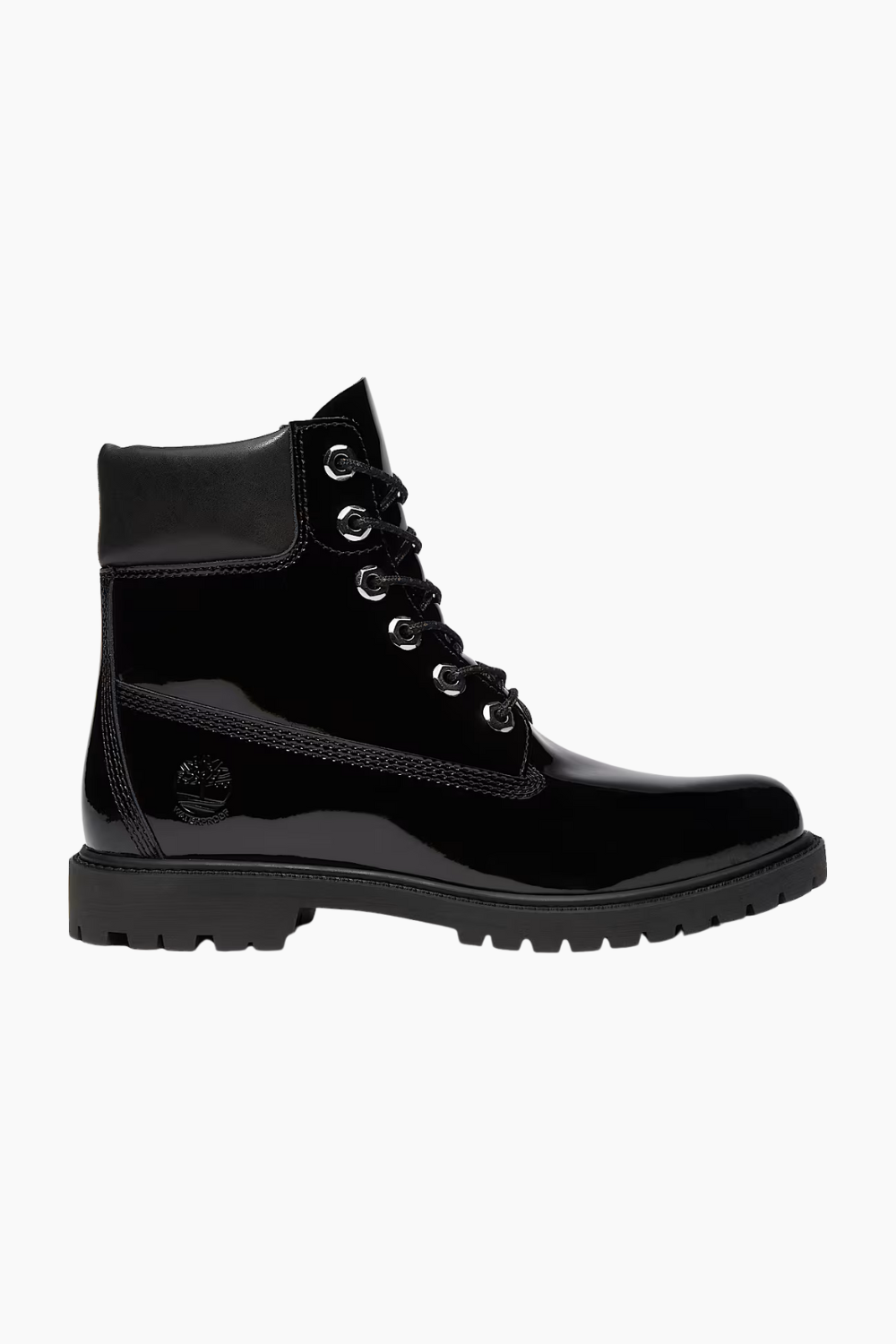 Premium 6 In Lace Waterproof Boot - Black Patent Leather - Timberland