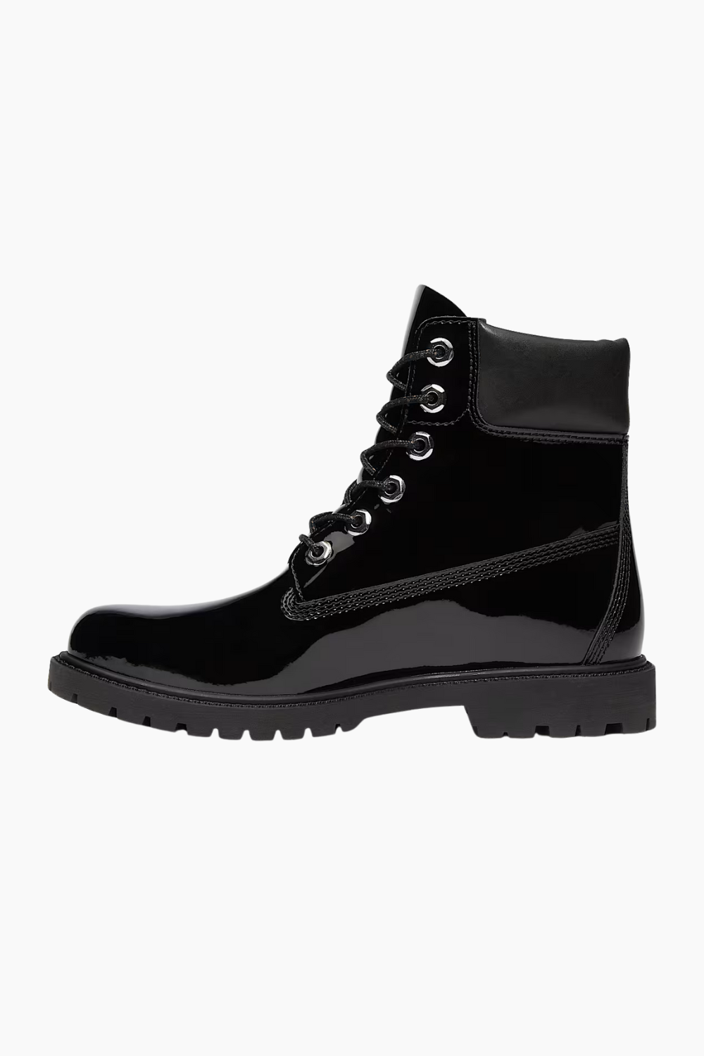 Premium 6 In Lace Waterproof Boot - Black Patent Leather - Timberland