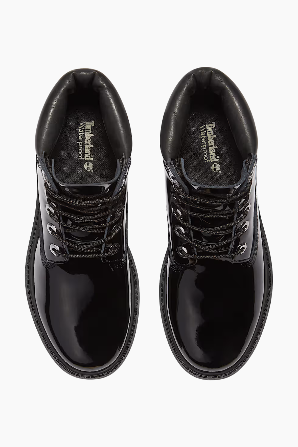 Premium 6 In Lace Waterproof Boot - Black Patent Leather - Timberland