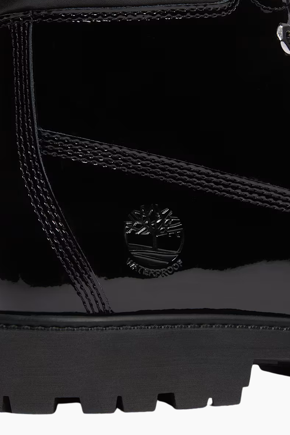 Premium 6 In Lace Waterproof Boot - Black Patent Leather - Timberland