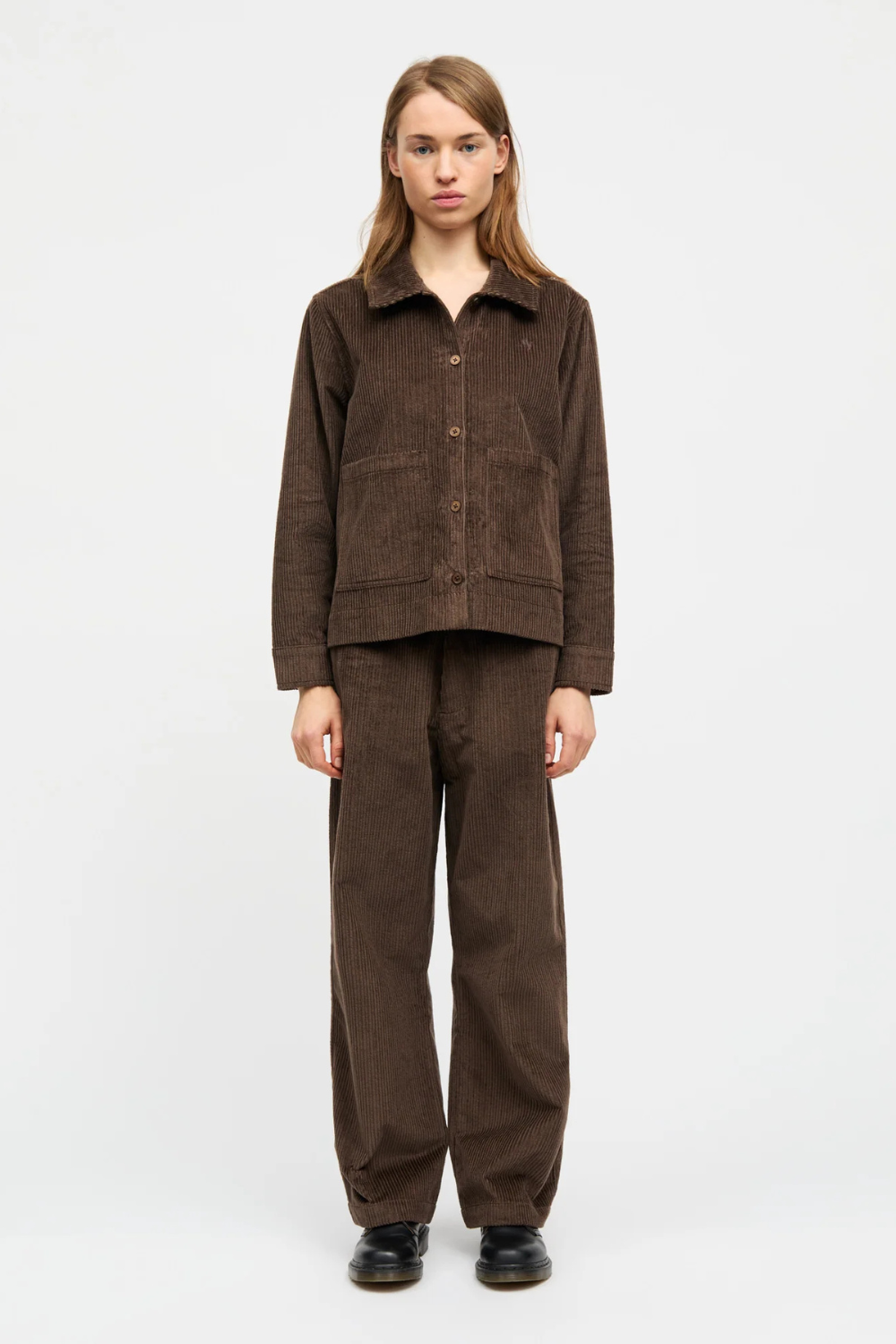 Pretty Cord Carly Pants - Demitasse - Mads Nørgaard