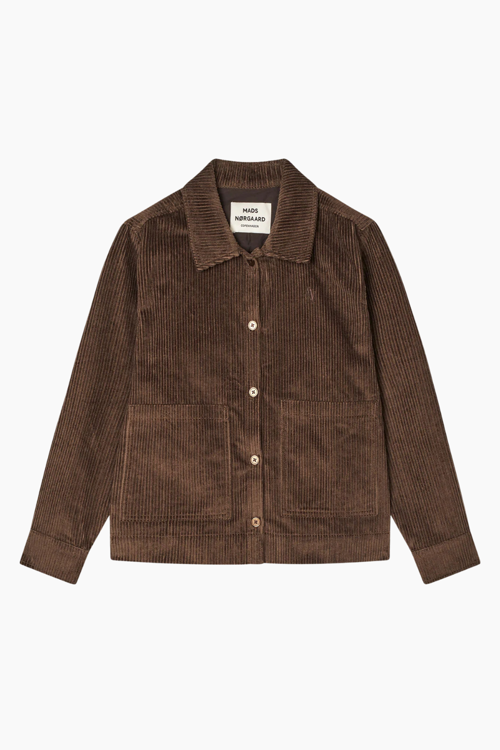 Pretty Cord Gaila Shirt - Demitasse - Mads Nørgaard