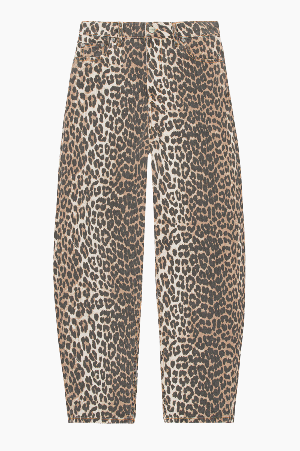 Print Denim Stary J1184 - Leopard - GANNI