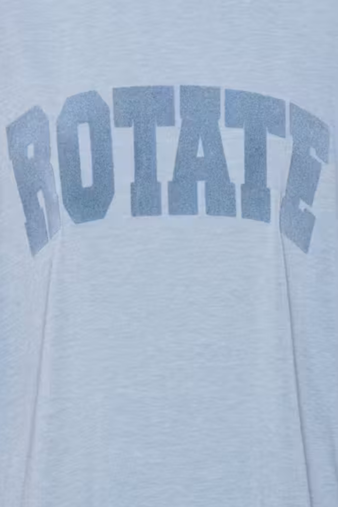 Jersey Oversized T-Shirt - Forever Blue Melange - ROTATE