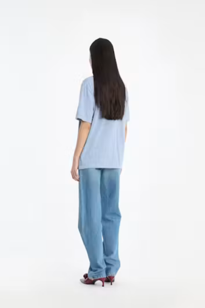Jersey Oversized T-Shirt - Forever Blue Melange - ROTATE