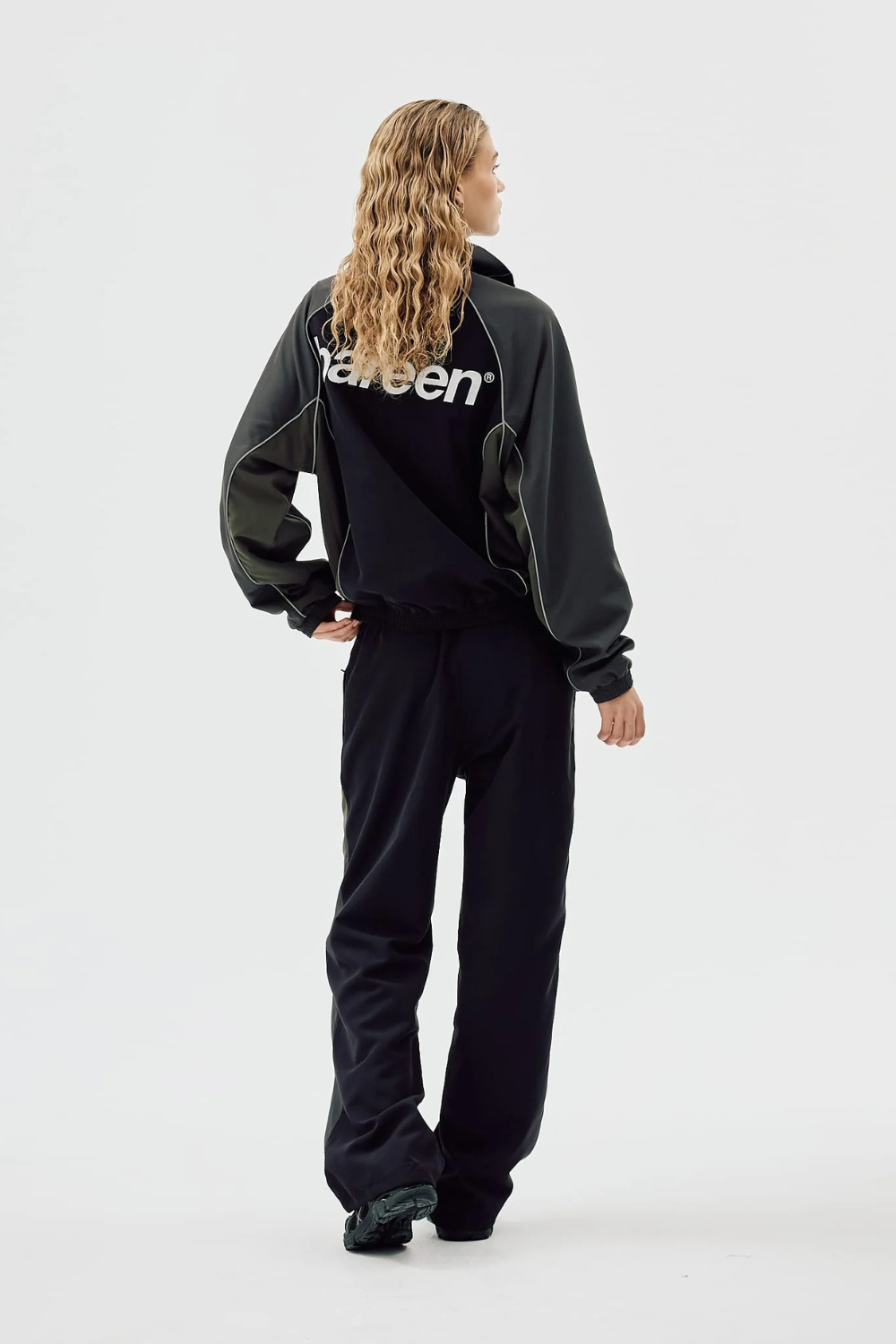 Relaxed Track Pants Two-Tone - Meteorite - bareen