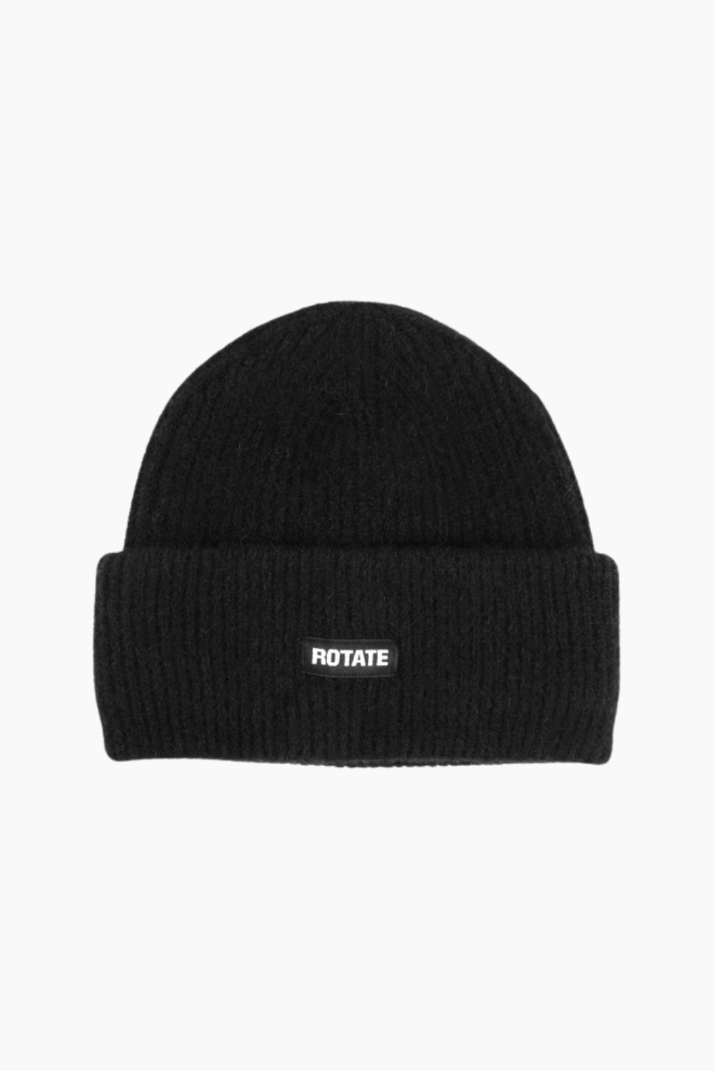Rib Knit Beanie - Black - ROTATE