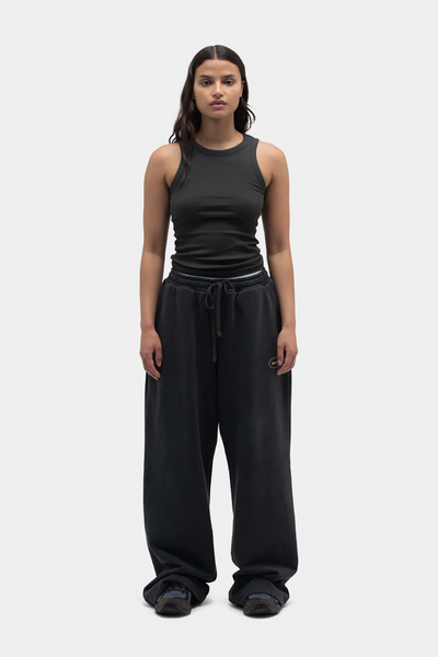 Rib Tank Top - Vintage Black - bareen