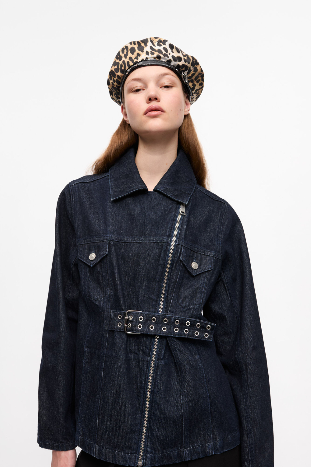 Rinse Denim Jacket J1625 - Rinse Denim - GANNI