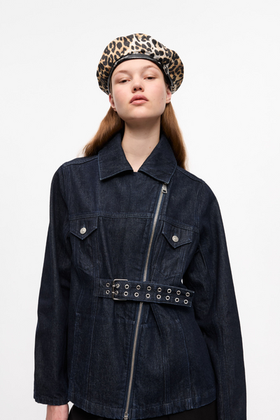 Rinse Denim Jacket J1625 - Rinse Denim - GANNI