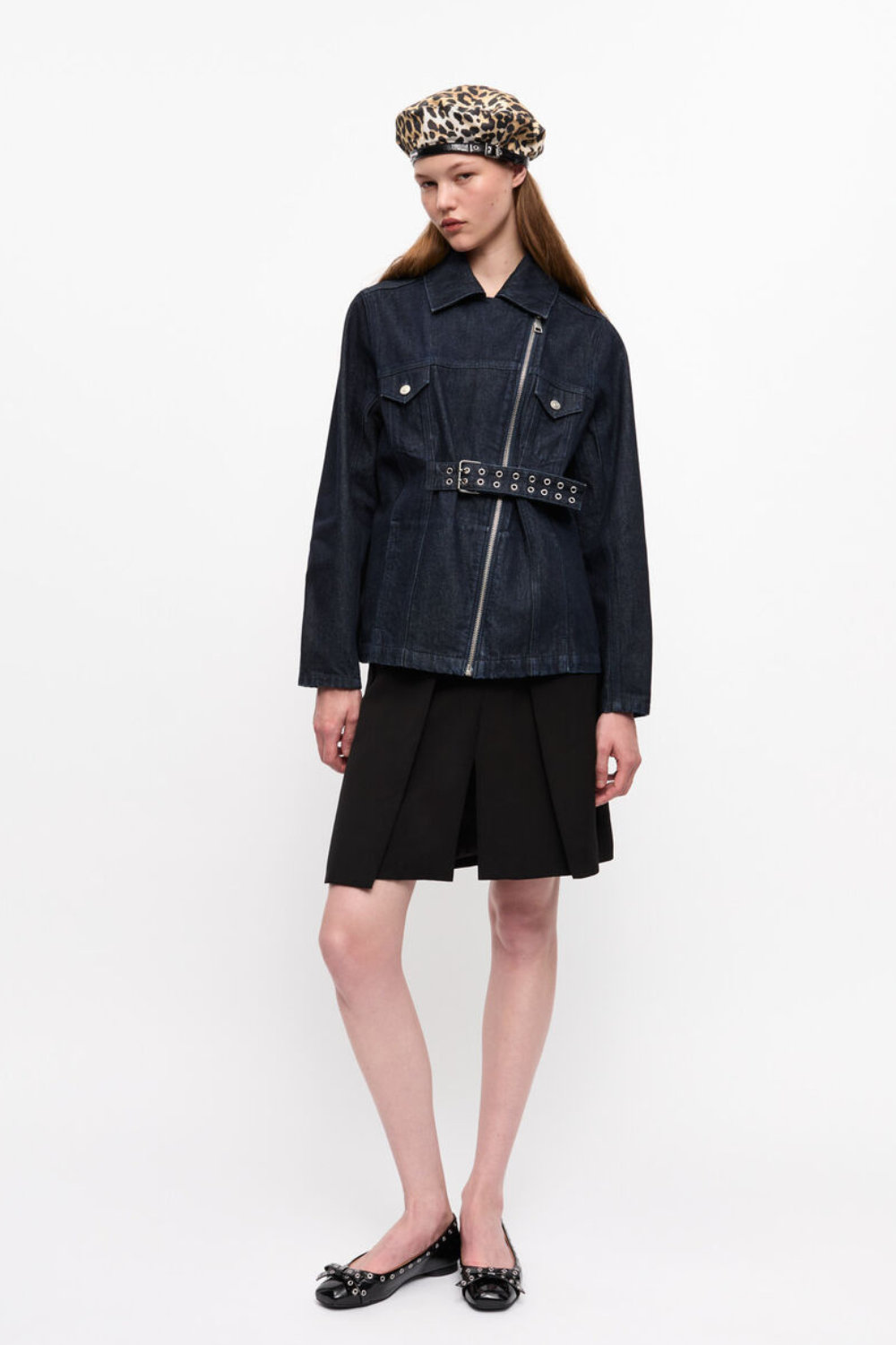 Rinse Denim Jacket J1625 - Rinse Denim - GANNI