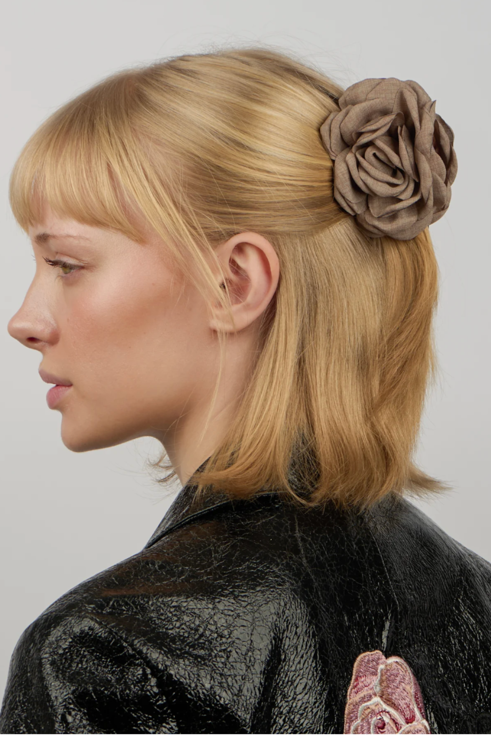 Rosa Hair Claw - Taupe - Sui Ava