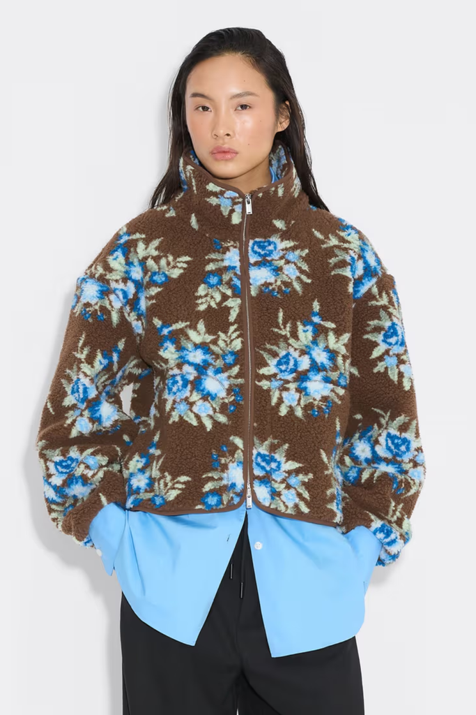 Rype Fleece Jacket - Brown Mix - Holzweiler