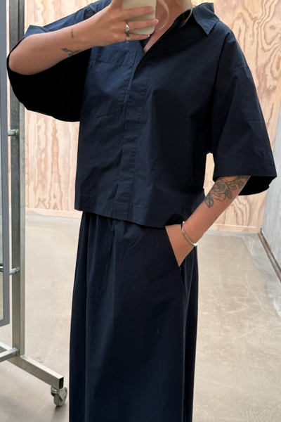 SS Shirt - Navy - byQNTS