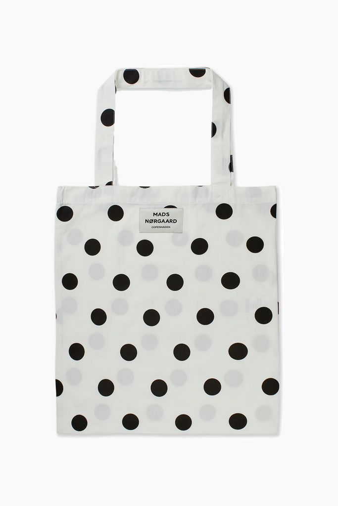 Sacky Atoma Bag  - Dot AOP Black/White Alyssum - Mads Nørgaard