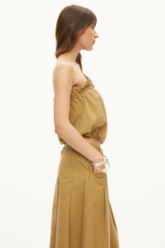 Safari Top - Beige - Oval Square