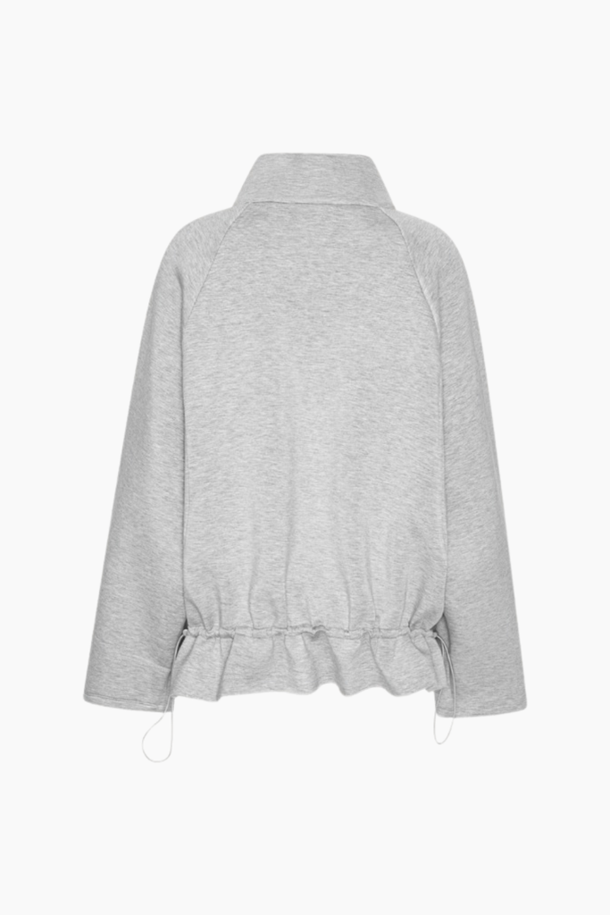 Scuba Half Zip Jacket - Light Grey Melange - ROTATE