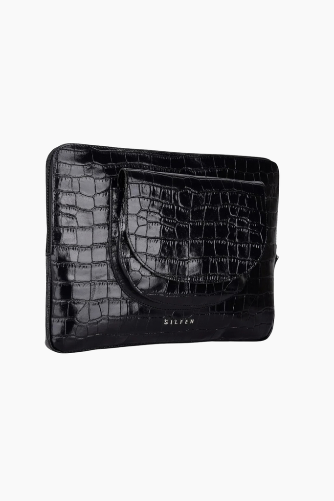 Selma Computer Sleeve - Black - Silfen Studio