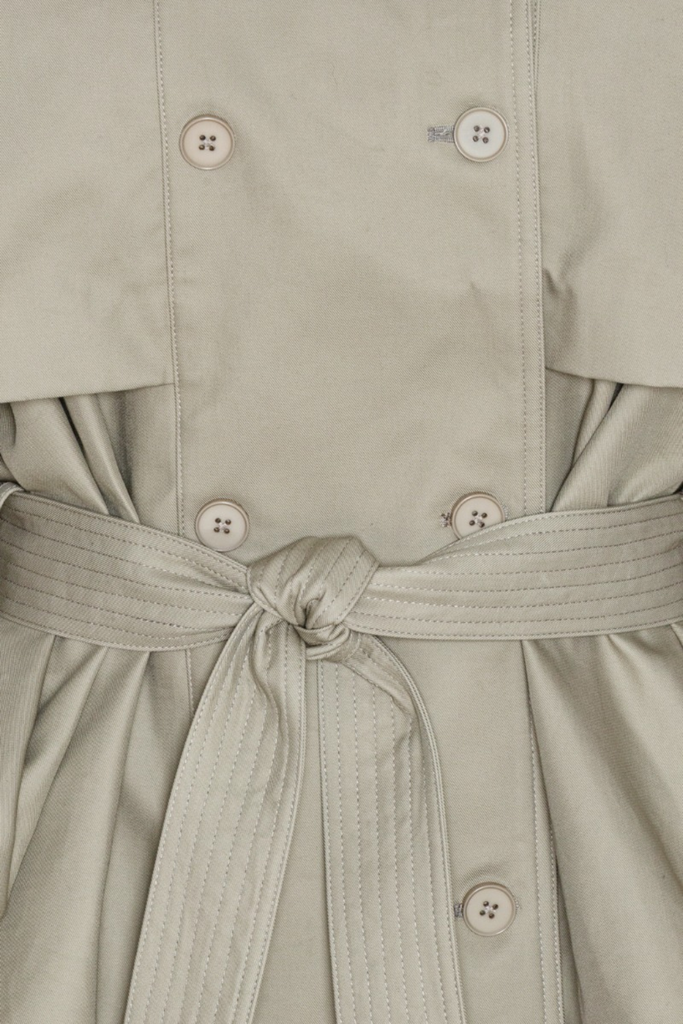 Short Trench Coat - Aluminum - ROTATE