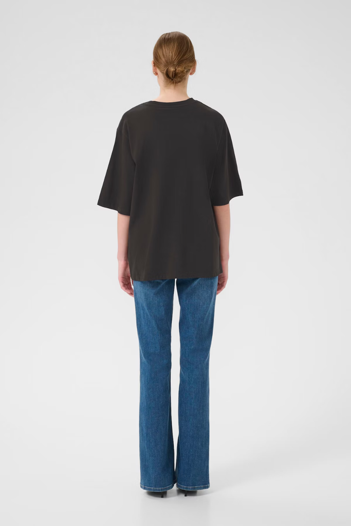 SimmaGZ Emb Tee - Black - Gestuz