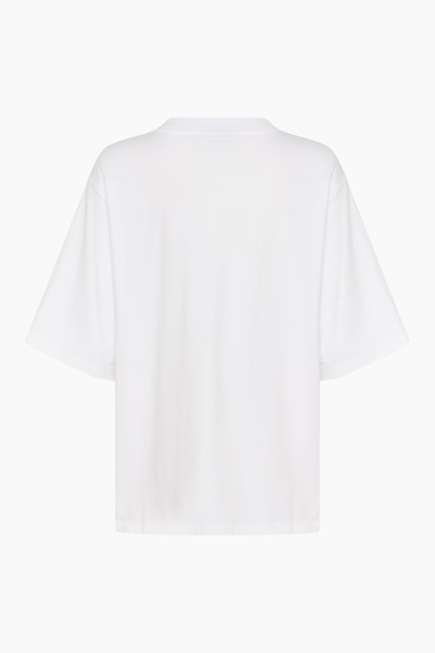 SimmaGZ Emb Tee - Bright White - Gestuz