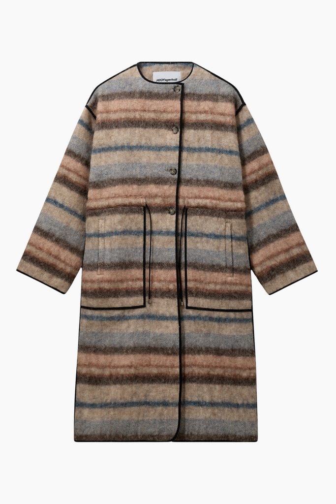 Sinsy Jacket - Creamy Grey Stripe - H2O Fagerholt