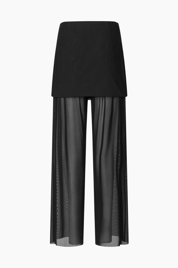 Sisi Skirt Trousers - Black - Oval Square