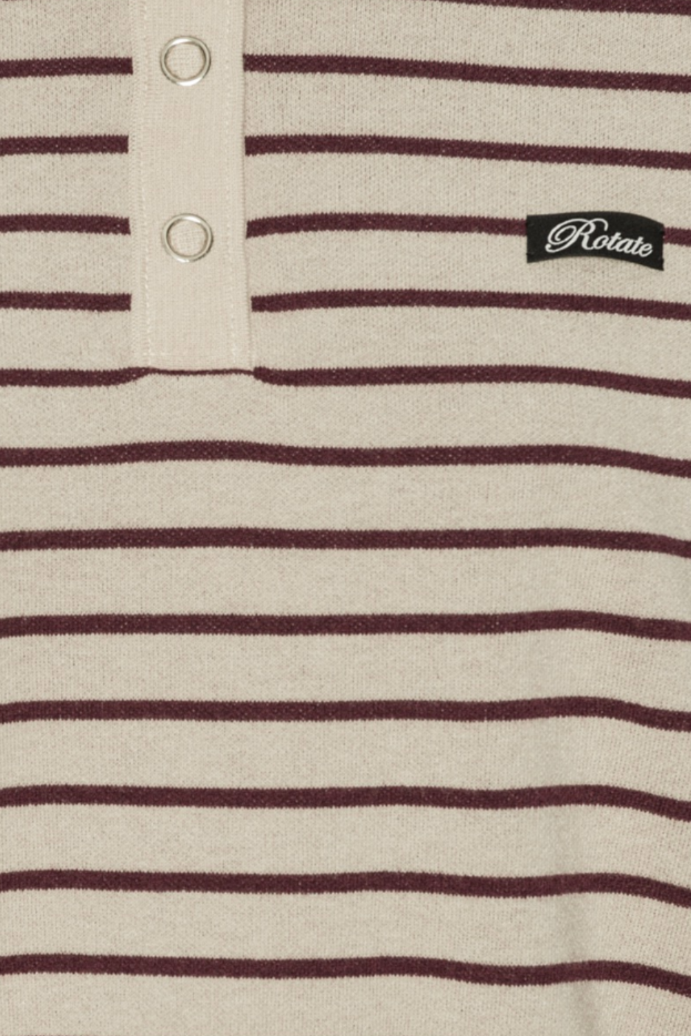 Slinky Knit Polo - Oatmeal Comb. - Rotate