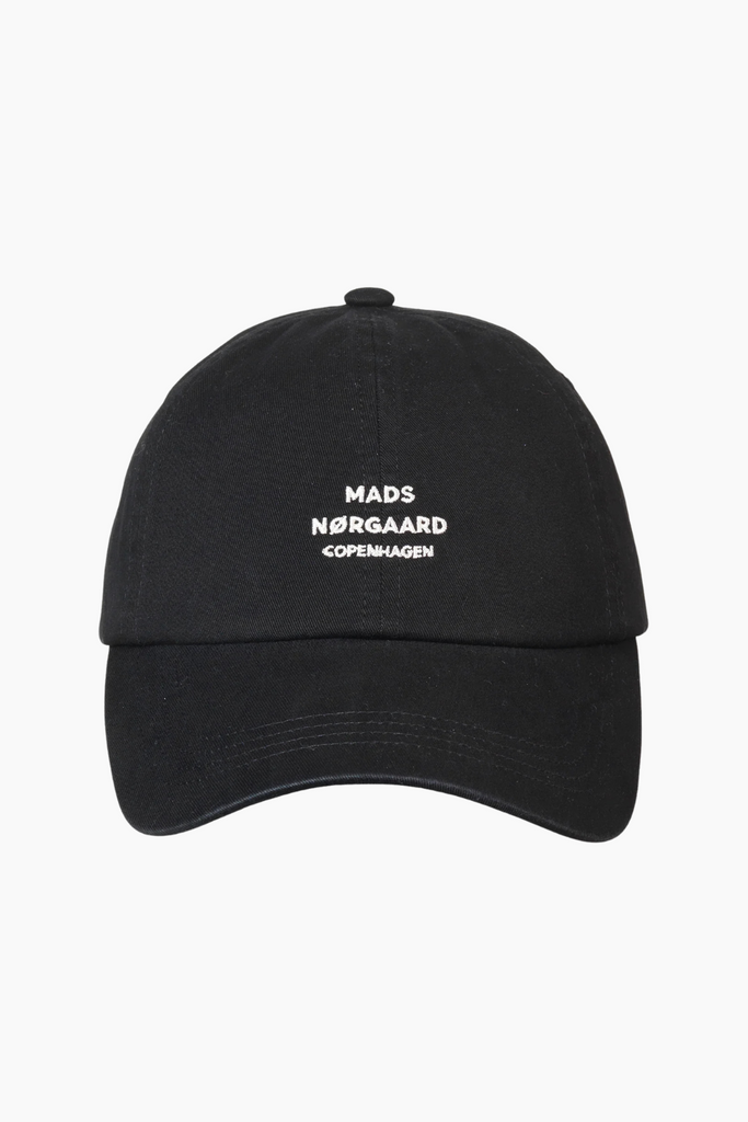 Soft Twill Cash Cap - Jet Black - Mads Nørgaard