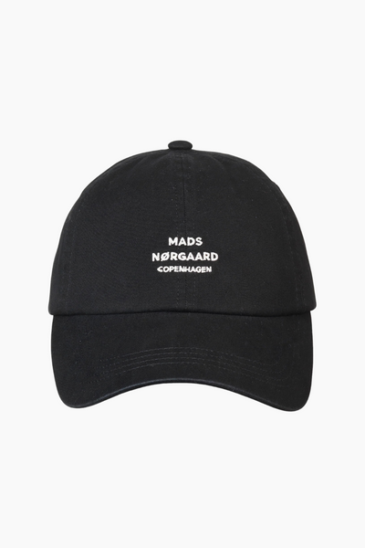 Soft Twill Cash Cap - Jet Black - Mads Nørgaard