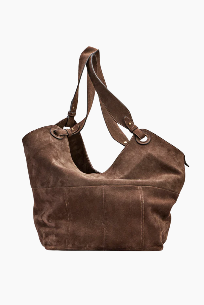 Soho Shoulder Bag - Umber Suede - Cala Jade