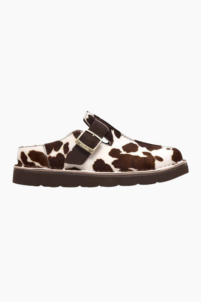 Solsbury Mule. D - Cow Print - Clarks