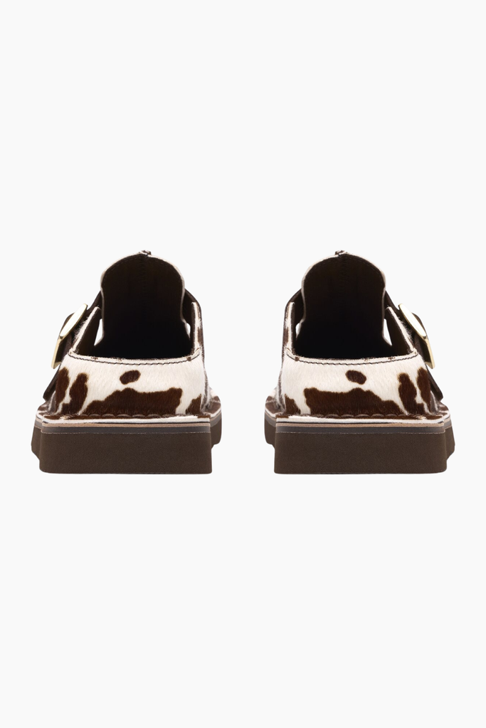 Solsbury Mule. D - Cow Print - Clarks