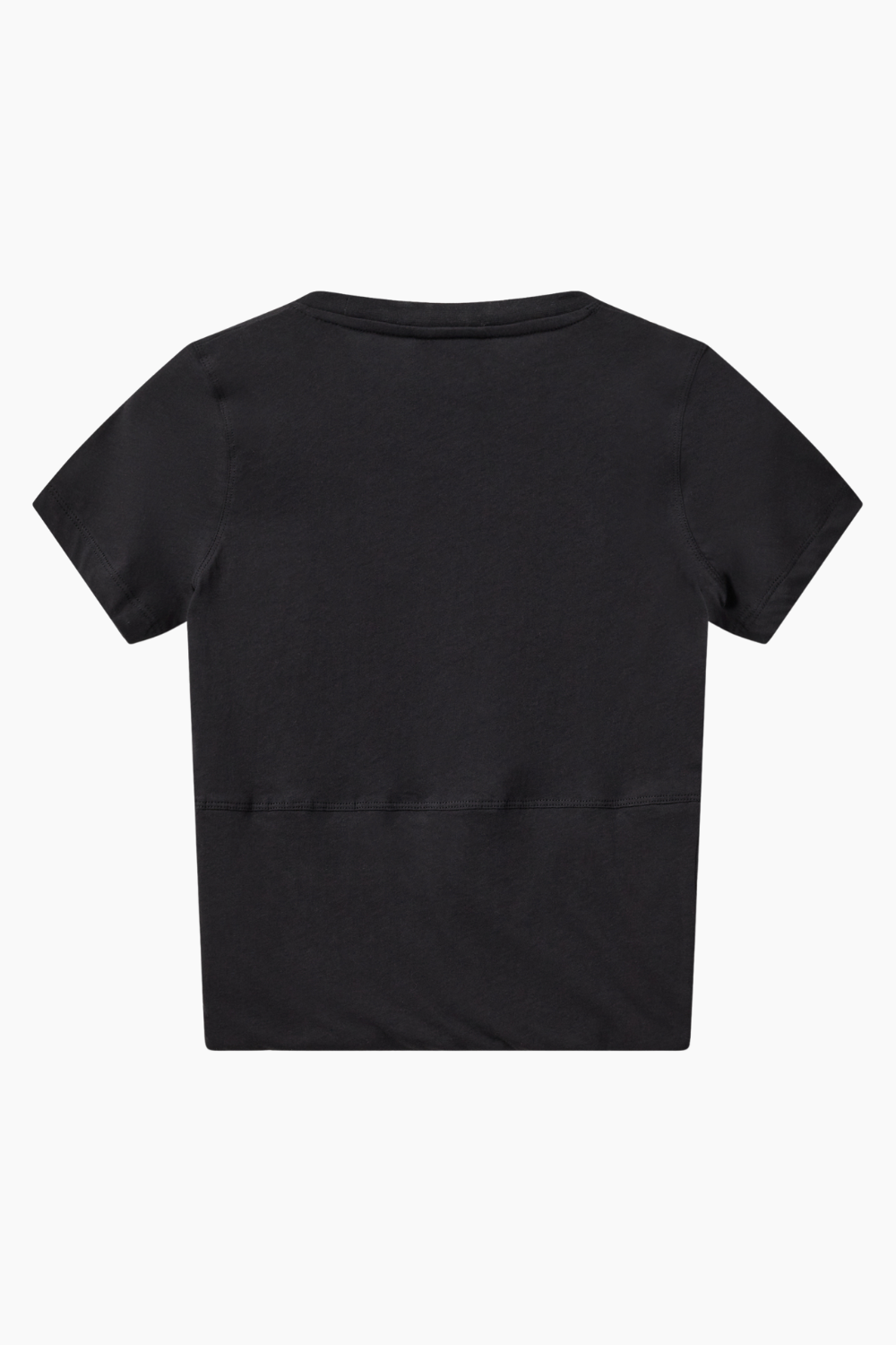 Sophia Cropped Tee - Deep Black - H2O Fagerholt-1