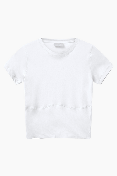 Sophia Cropped Tee - White - H2O Fagerholt