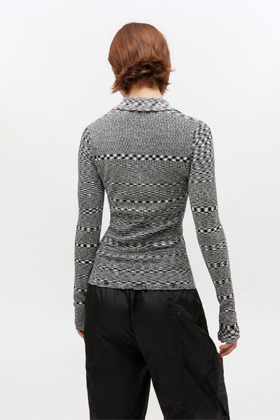 Spacedyed Polo K2606 - Black - GANNI