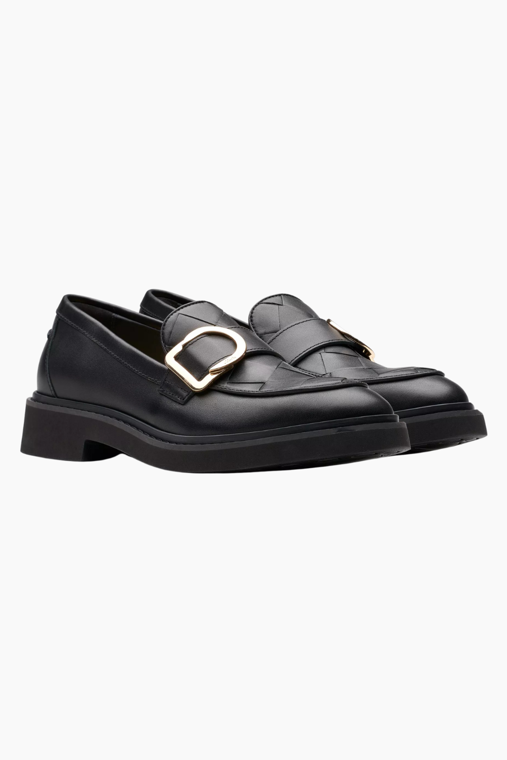 Splend Penny D - Black Leather - Clarks