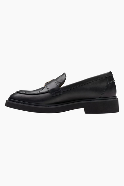 Splend Penny D - Black Leather - Clarks