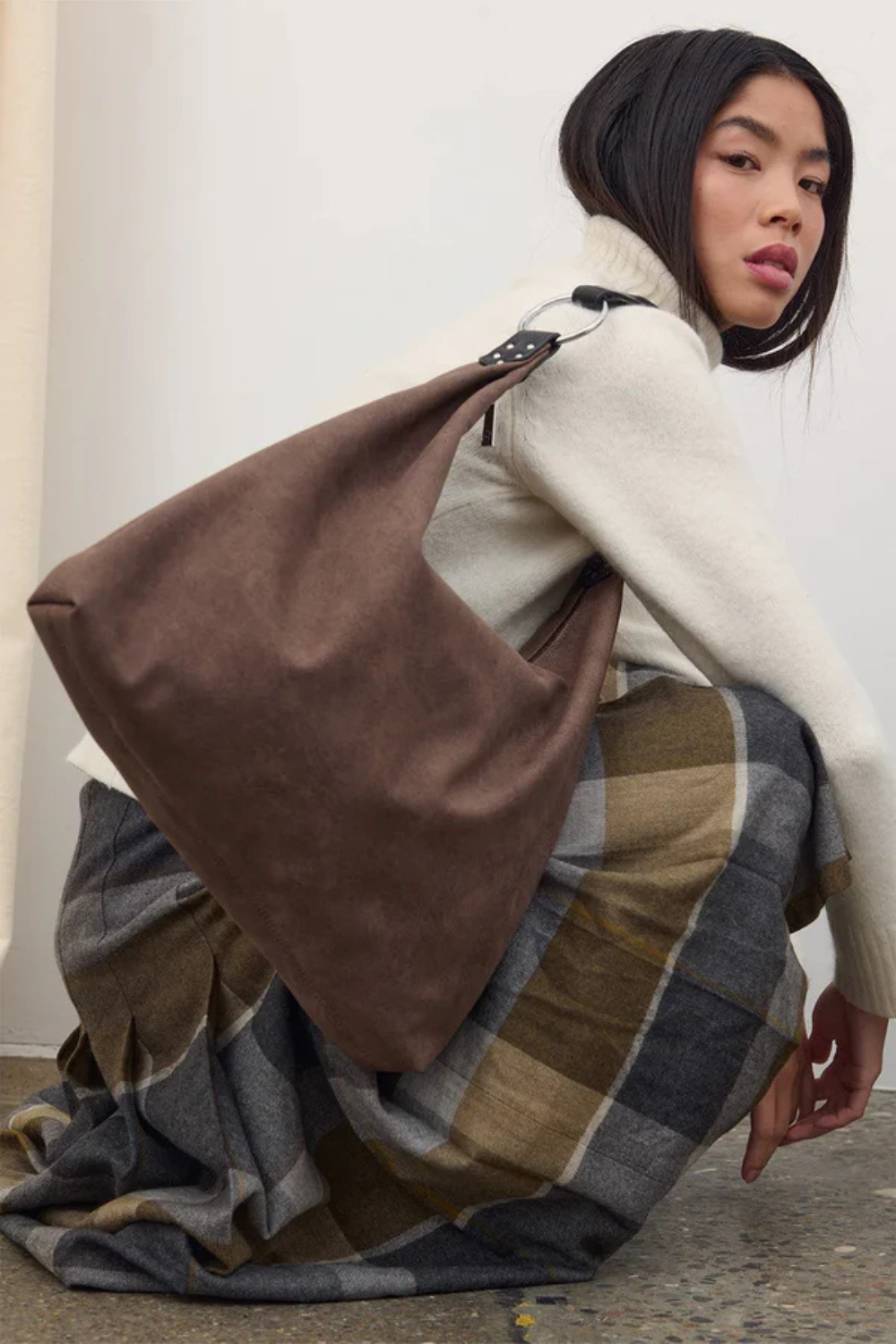 Stevie Shoulder Bag - Coffee - Silfen Studio