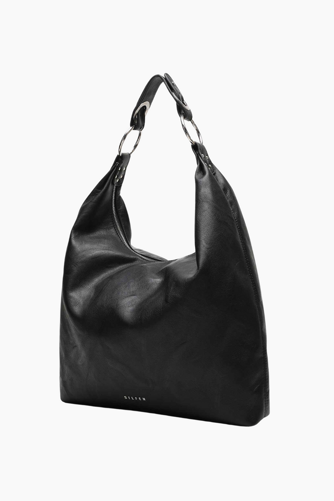 Stevie Shoulder Bag - Black - Silfen Studio