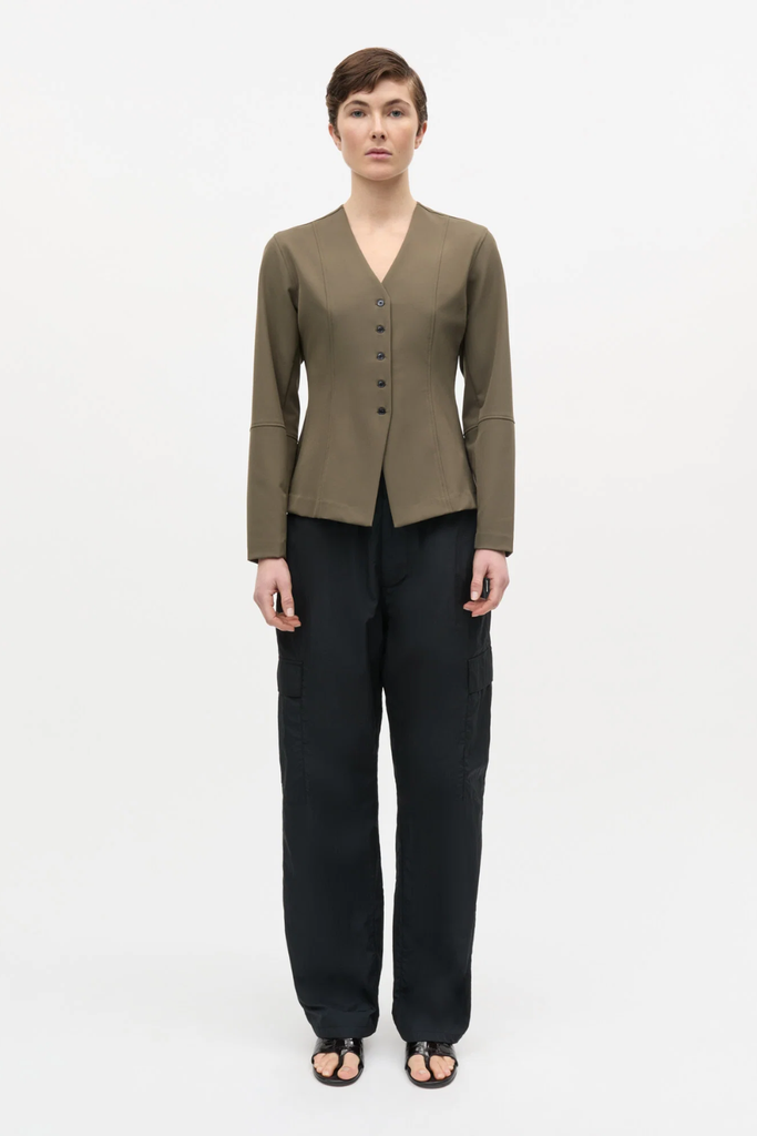Stretchy Nylon Sara Jacket - Tarmac - Mads Nørgaard