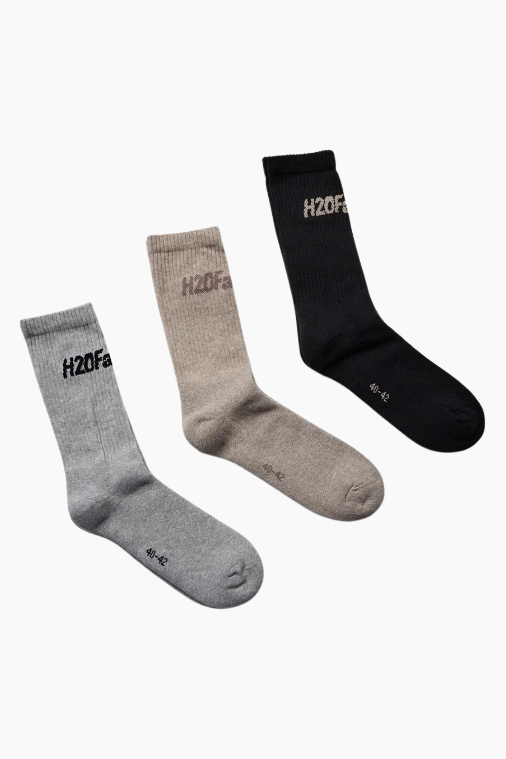 Suck Socks 3 Pack - Black/Beige/Grey - H2O Fagerholt