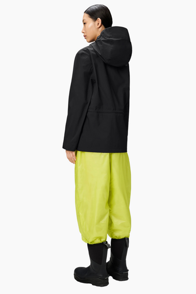 Suva Hardshell String W Jacket - Black - Rains-2