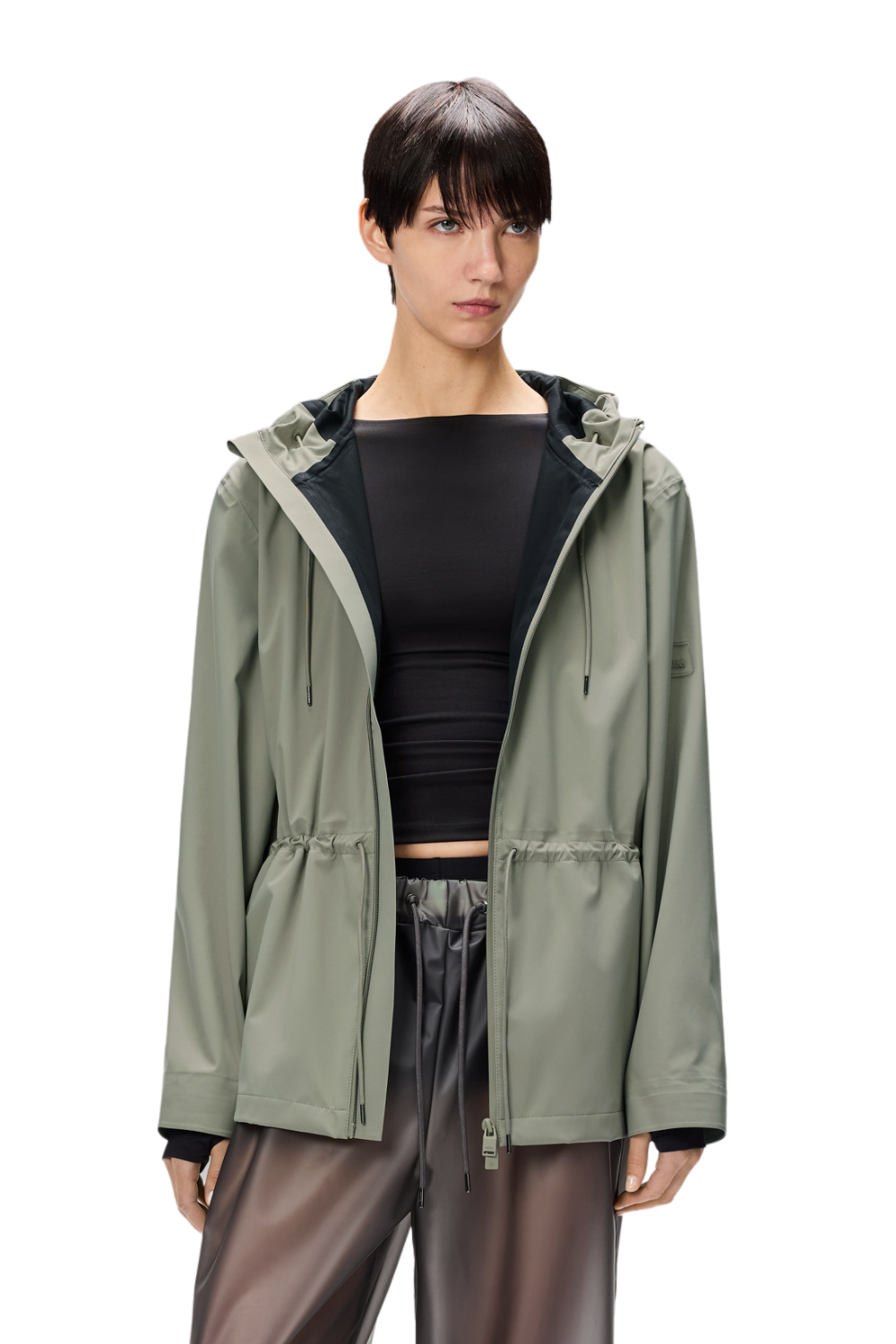 Suva Hardshell String W Jacket W3 - Drift - Rains-4