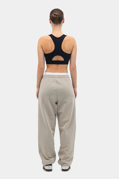 Sweatpants Heavy Logo - Clay - bareen